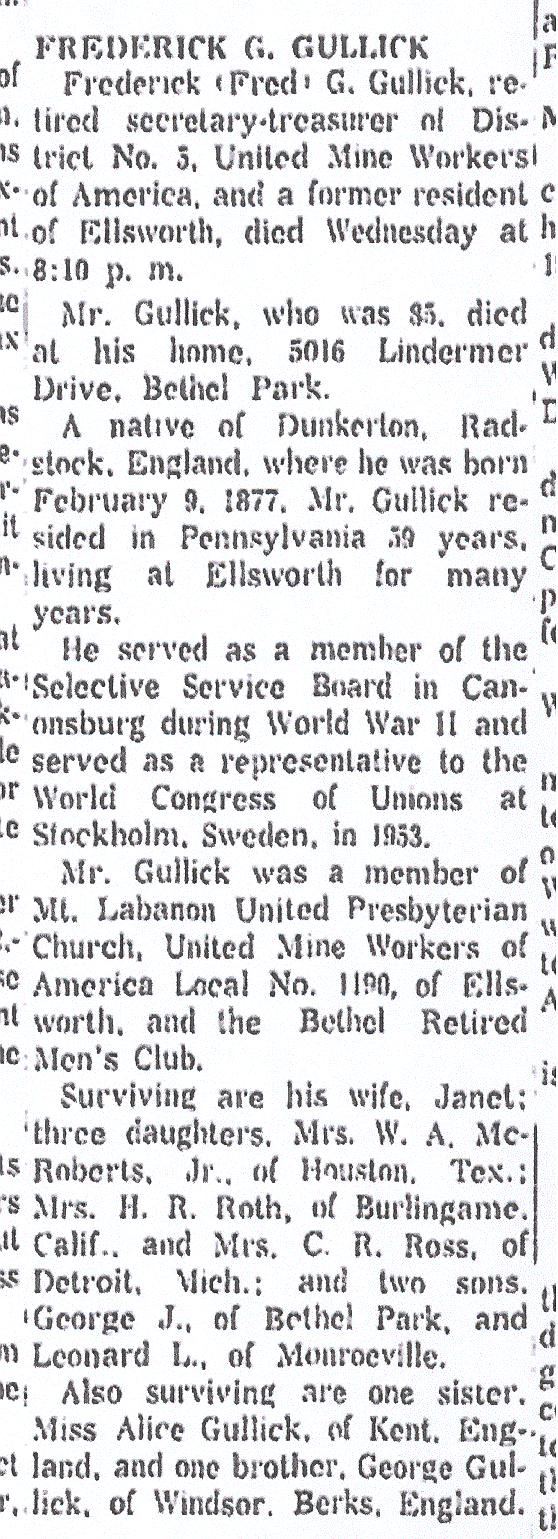 Frederick G. Gullick